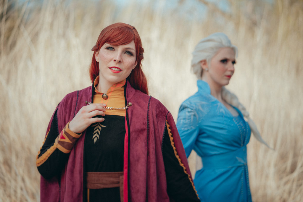 Cosplay SajaLyn Disney Elsa Anna Frozen 2